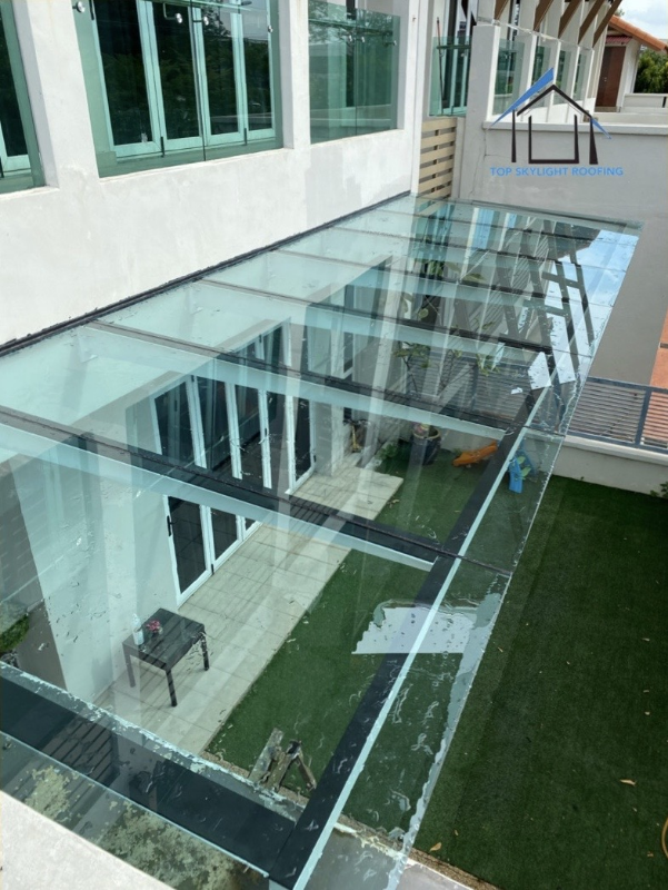 T-Beam Glass Roof