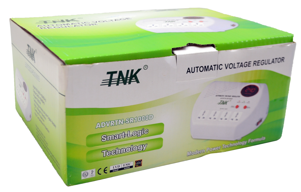 TNK AUTOMATIC VOLTAGE REGULAR 1000VA - ADVRTN-SR1000D