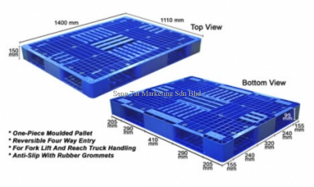 Toyogo Plastic Pallet (Code: P1411-H)