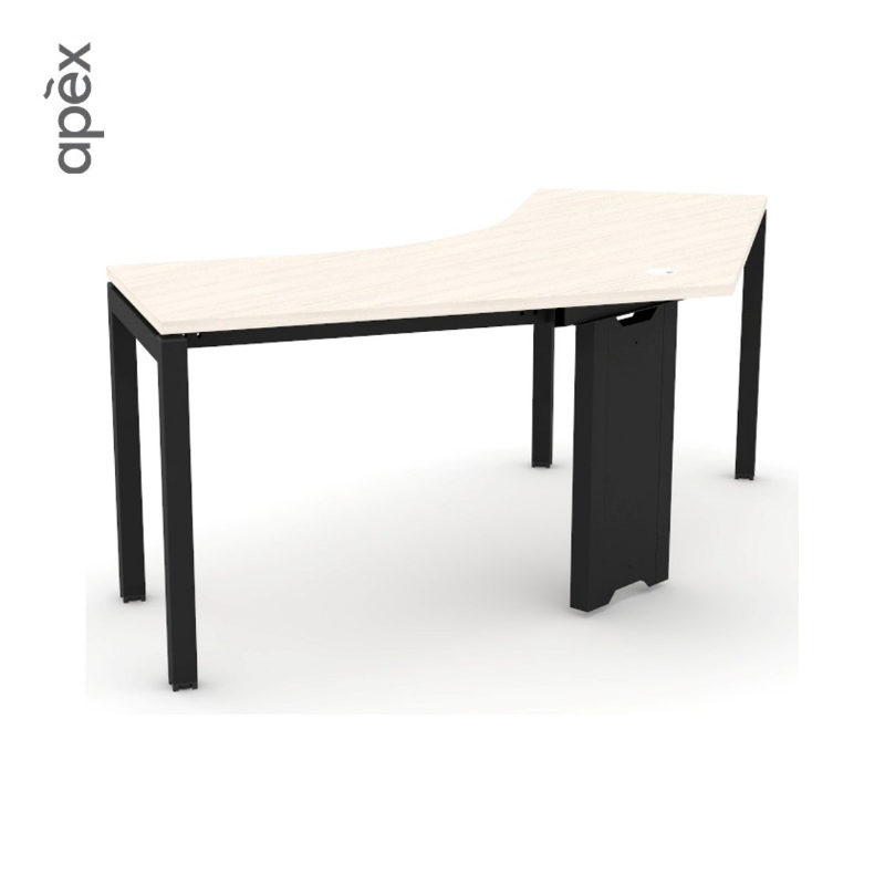 V-Shaped Meeting Table with Grommet - NEXT Series W-N120X60-VRB-G