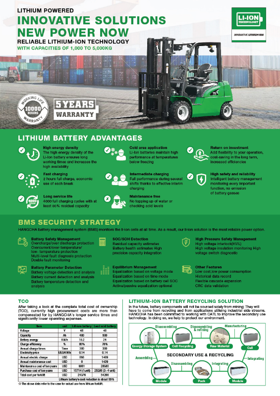 *x Series hangcha  Internal Combustion Diesel n lithium ion forklift Forklift